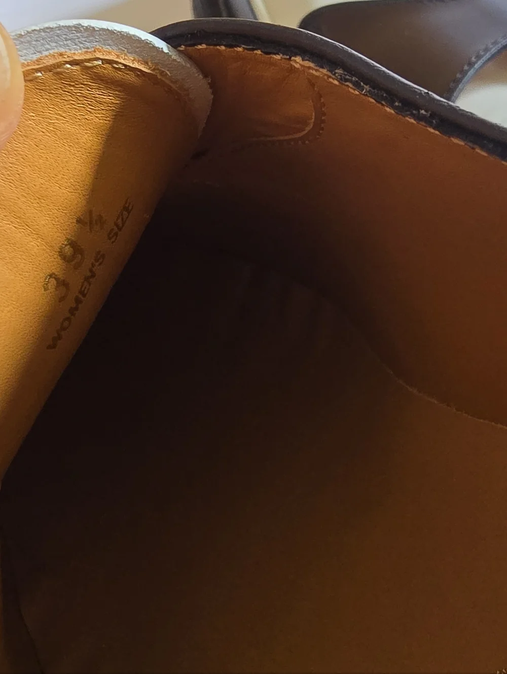 TOD'S Leather Loafer Shoes Size 39.5 Black White - Picture 8 of 10